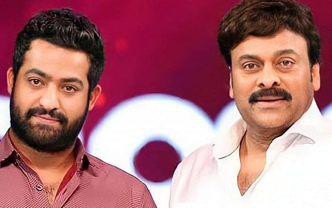 சிரஞ்சீவி (வலது), ஜூனியர் என்டிஆர் (இடது) |  கோப்புப் படம்