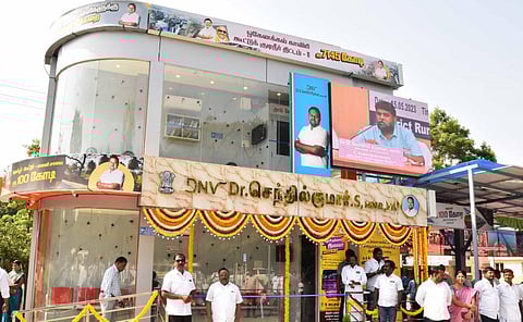 தருமபுரியில் சோலார் மூலம் இயங்கும் ஈரடுக்கு ஏசி பயணியர் நிழற்கூடம் திறப்பு