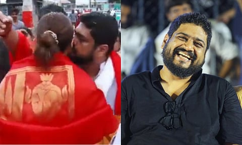 கோயிலில் கட்டிப்பிடித்து முத்தம்: ‘ஆதிபுருஷ்’ இயக்குநருக்கு எதிராக வலுக்கும் கண்டனம்