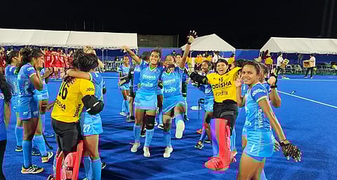 மகளிர் ஜூனியர் ஆசிய கோப்பை ஹாக்கி | முதன்முறையாக சாம்பியன் பட்டத்தை வென்றது இந்திய அணி