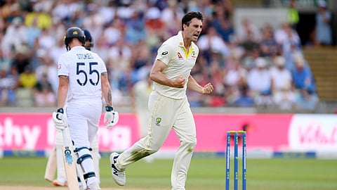 ஸ்டோக்ஸ் விக்கெட்டை கைப்பற்றிய கம்மின்ஸ்