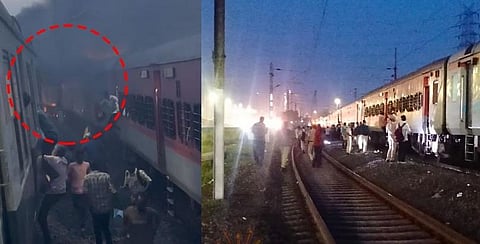 "புகை மட்டுமே வந்தது": சென்ன - லோக்மான்ய திலக் எக்ஸ்பிரஸ் தீ விபத்து குறித்து தெற்கு ரயில்வே விளக்கம்