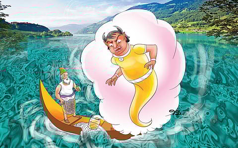 மொழிபெயர்ப்பு: Fisherman and ifrit மீனவனும் குட்டிச் சாத்தானும்