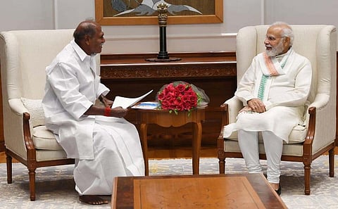 பிரதமர் மோடி உடன் புதுச்சேரி முதல்வர் ரங்கசாமி | கோப்புப் படம்