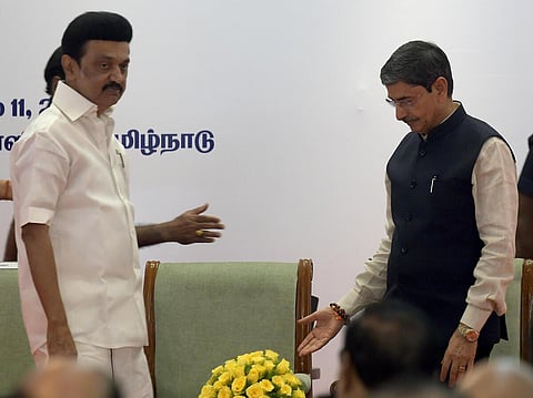 முதல்வர் மு.க.ஸ்டாலின் மற்றும் ஆளுநர் ஆர்.என்.ரவி