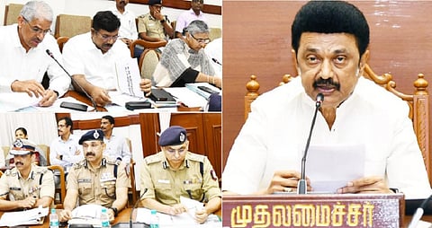 முதல்வர் ஸ்டாலின் தலைமையில் நடைபெற்ற ஆய்வுக் கூட்டம்