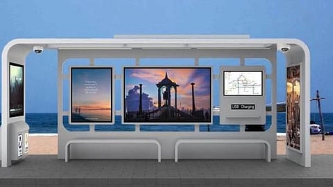 புதுச்சேரியில் தொடங்கப்பட்ட ஸ்மார்ட் சிட்டி திட்டப் பணிகளின் ஒரு பகுதி.