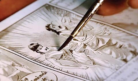 ஓவியர் உருவாக்கிய மாவீரன்!