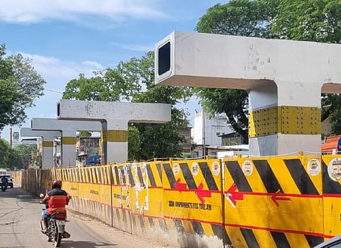 முதன்முறையாக இரும்பை பயன்படுத்தி மேம்பால தூண்கள்: சென்னை மாநகராட்சி புதிய முயற்சி