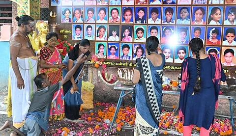 கும்பகோணம் பள்ளி தீ விபத்தில் பலியான குழந்தைகளின் 19-ம் ஆண்டு நினைவுதினம் அனுசரிப்பு
