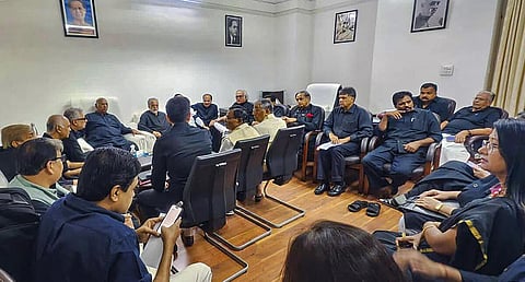 ‘இந்தியா’ கூட்டணி கட்சியினரின் ஆலோசனைக் கூட்டம்