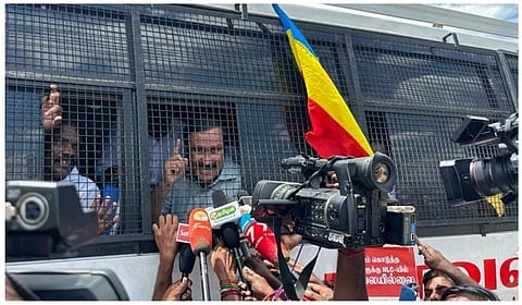 நெய்வேலியில் என்எல்சி நிர்வாகத்தைக் கண்டித்து நடந்த போராட்டத்தைத் தொடர்ந்து பாமக தலைவர் அன்புமணி ராமதாஸ் கைது செய்யப்பட்டார்.