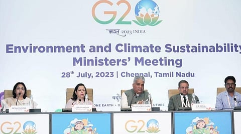 பருவநிலை மாற்றத்தை எதிர்கொள்வதில் ஜி20 நாடுகளுக்கு தலைமை பங்கு: மத்திய அமைச்சர் பூபேந்திர யாதவ் பெருமிதம்