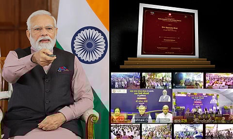 நாடு முழுவதும் ரூ.24,470 கோடியில் 508 ரயில் நிலையங்களை புதுப்பிக்க பிரதமர் மோடி அடிக்கல் நாட்டினார்