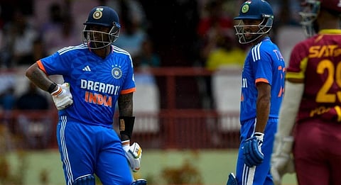 WI vs IND | சூர்யா - திலக் வர்மாவின் அபார ஆட்டம்: 3வது டி20 போட்டியில் இந்திய அணி வெற்றி