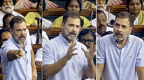 மக்களவையில் ராகுல் காந்தி