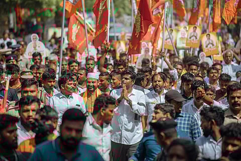 மத்திய அரசின் திட்டங்கள், பணிகளுக்கு ஸ்டிக்கர் ஒட்டுவதுதான் திராவிட மாடல் அரசு - அண்ணாமலை குற்றச்சாட்டு