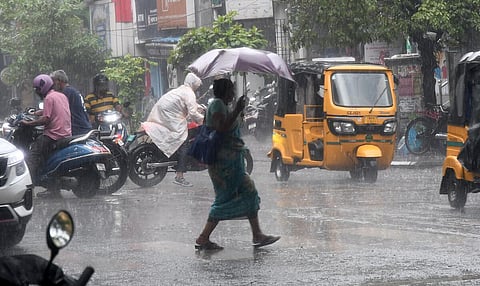 சென்னையில் கனமழை | படம்: வேளாங்கண்ணி ராஜ்