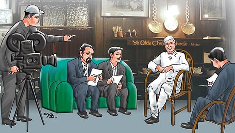 ‘நாங்கள் எதையும் வெறுக்க மாட்டோம்’ - முதல் தொலைக்காட்சிப் பேட்டியில் நேரு