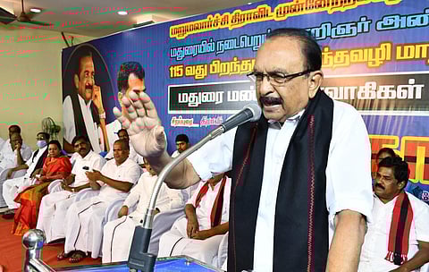 "அரசியலில் 50 ஆண்டுகளை கடந்துவிட்டேன்" - மதுரையில் வைகோ பேச்சு