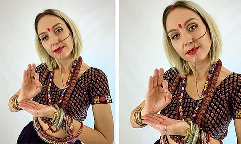 தேசிய கொடி அவமதிப்பு: உக்ரைன் பாடகி மீது வழக்குப் பதிவு