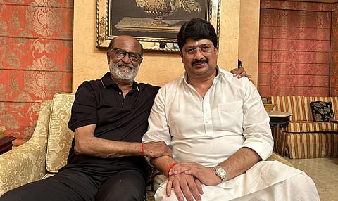 ராஜா பைய்யாவுடன் ரஜினி