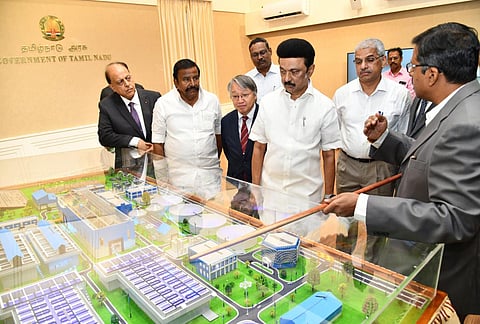 சென்னை அருகே ரூ.4,276 கோடியில் கடல்நீரை குடிநீராக்கும் நிலையம் - முதல்வர் ஸ்டாலின் அடிக்கல் நாட்டினார்