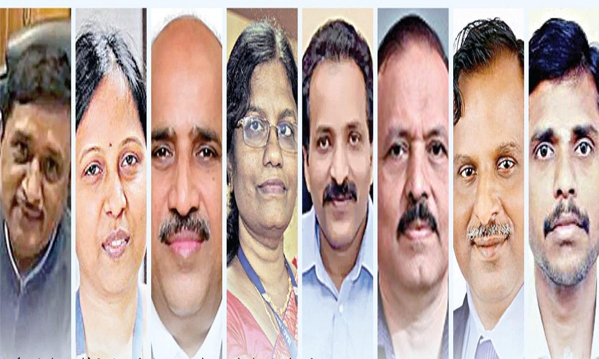 பி.என்.ராமகிருஷ்ணா, கே.கல்பனா, எம்.சங்கரன், எம்.வனிதா, சோம்நாத், உன்னிகிருஷ்ணன் நாயர், வி.நாராயணன், வீரமுத்துவேல். (இடமிருந்து வலம்)