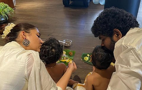 குழந்தைகளுடன் ஓணம் கொண்டாடிய நயன்தாரா- விக்னேஷ் சிவன்