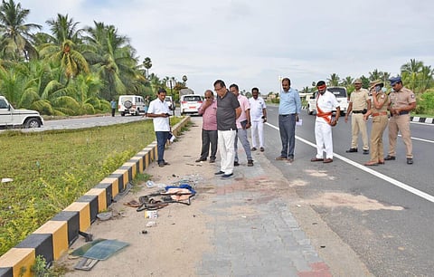 விபத்தை நேரில் சென்று ஆய்வு செய்த ஆட்சியர்