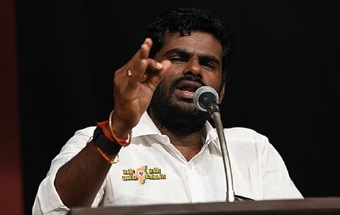 பாஜக தமிழக தலைவர் அண்ணாமலை | படம்:எம்.முத்துகணேஷ்