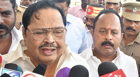 கர்நாடக அணைகளின் நீர் இருப்பை நீதிமன்ற மேற்பார்வையில் மத்திய அரசு அதிகாரிகள் அளவிட வேண்டும்: அமைச்சர் துரைமுருகன் வலியுறுத்தல்