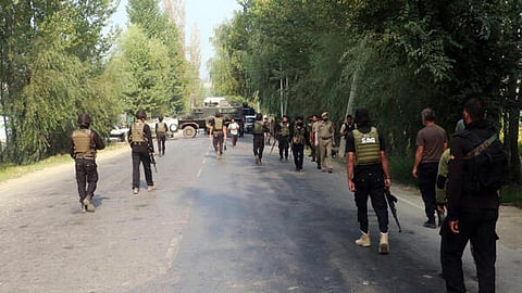 பாரமுல்லா மாவட்டத்தில் மோதல் நிகழ்ந்த பகுதி