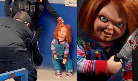 ‘பேய்’ பொம்மையை கைது செய்த போலீஸார்: மெக்சிகோவில் விநோதம்