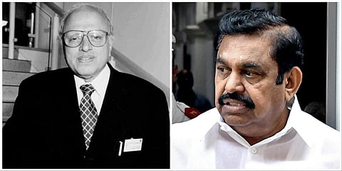 இடது: எம்.எஸ்.சுவாமிநாதன் | வலது: இபிஎஸ்