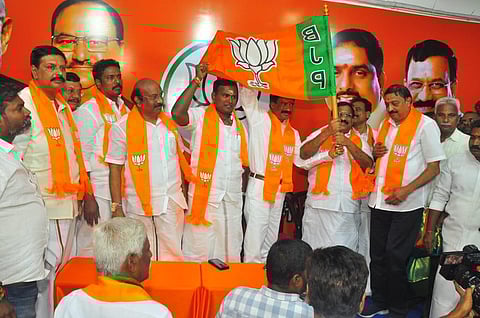 புதுச்சேரி மாநில பாஜக தலைவராக செல்வகணபதி எம்பி பொறுப்பேற்பு