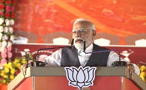 “காங்கிரஸ் கட்சியைப் போல வேறு யாரும் ஏழைகளுக்கு அநீதி இழைத்தது இல்லை” - பிரதமர் மோடி