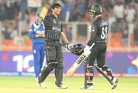 ODI WC 2023 | இங்கிலாந்தை இம்சித்த ரச்சின் - கான்வே கூட்டணி: 9 விக்கெட்டுகளில் நியூஸி. அபார வெற்றி