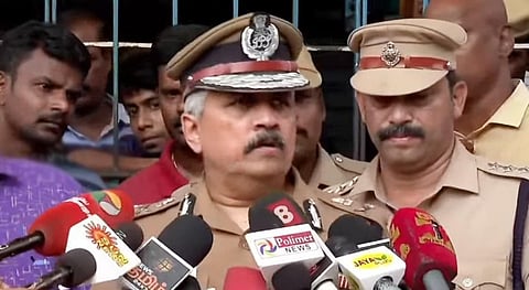 செய்தியாளர்களைச் சந்தித்த ஆவடி மாநகர காவல் ஆணையர் சங்கர்