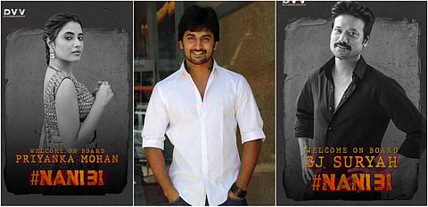 நானி, பிரியங்கா மோகன், எஸ்.ஜே.சூர்யா இணையும் புதிய படம்: விரைவில் படப்பிடிப்பு