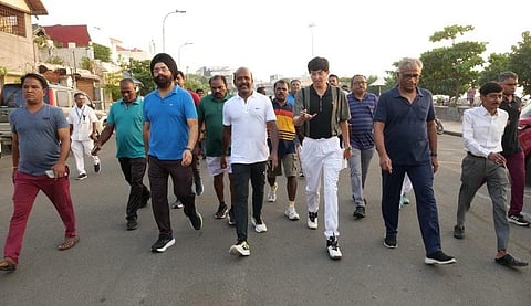 Health Walk  திட்டத்தின் கீழ் சென்னையில் ஆய்வு மேற்கொண்ட அமைச்சர் மா.சுப்பிரமணியன்