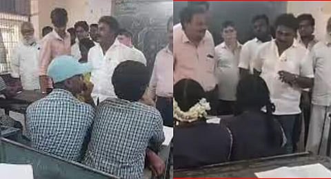 சென்னை விருகம்பாக்கம் தொகுதி திமுக எம்எல்ஏ பிரபாகர் ராஜா, தனது தொகுதிக்குட்பட்ட எம்ஜிஆர் நகர் மாநகராட்சி பள்ளியில் மாணவர்களிடம் நீட் தேர்வு குறித்து விளக்கம் அளித்து கையெழுத்து பெற்றார்.