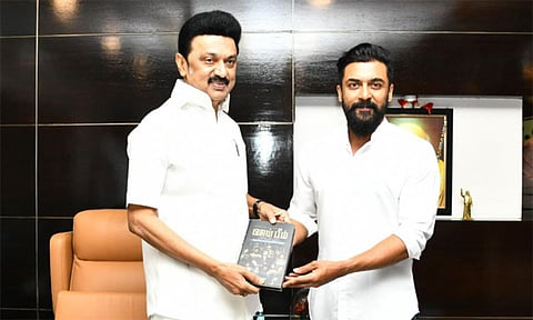 ‘ஜெய்பீம்’ 2 ஆண்டுகள் நிறைவு: முதல்வர் ஸ்டாலினுக்கு நன்றி தெரிவித்த சூர்யா