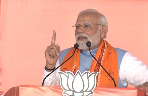 சாட்னாவில் உரையாற்றம் பிரதமர் மோடி