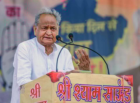 ராஜஸ்தான் முதல்வர் அசோக் கெலாட்