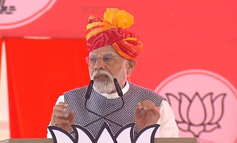 “காங்கிரஸிடம் ம.பி வளர்ச்சிக்கான தொலைநோக்குத் திட்டம் இல்லை'' - பிரதமர் மோடி விமர்சனம்