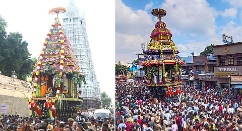 தி.மலை மகா தேரோட்டத்தில் மின்சாரம் தாக்கி 25 பக்தர்கள் காயம்