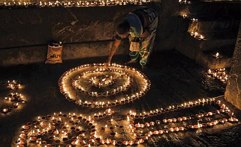 திருமுருகநாத சாமி கோயிலில் லட்சத்து எட்டு தீப வழிபாடு