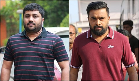 ஞானவேல்ராஜா (இடது), சசிகுமார் (வலது)