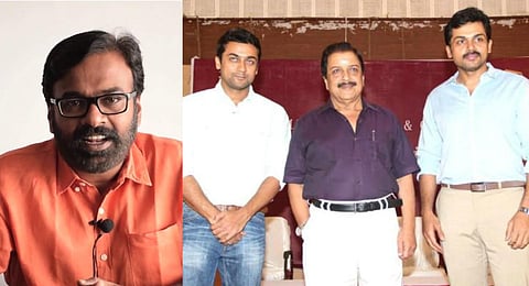 “ஞானவேல்ராஜாவின் பின்னால் சிவகுமார் குடும்பம்” - கரு.பழனியப்பன் குற்றச்சாட்டு